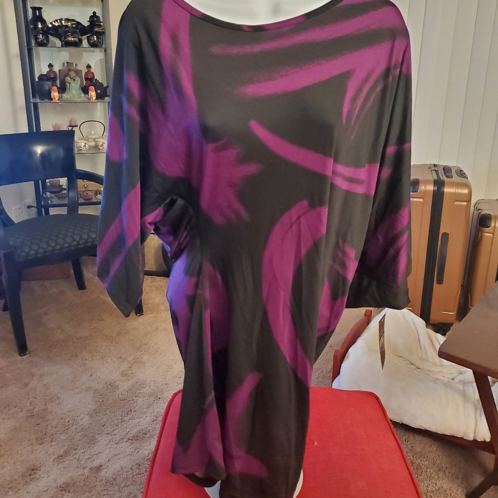 Jetset purple and black top